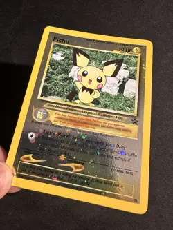Pichu #35 Reverse Holo Black Star Promo WOTC Pokemon Card 2001 - Image 2
