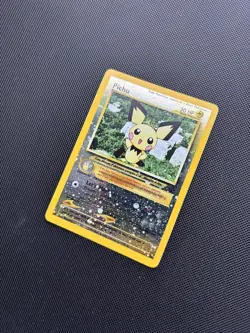 Pokemon Card Black Star Promo Pichu 35 Reverse Holo WOTC - Image 4