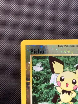 Pichu Pokemon Card Black Star Promo 35 Reverse Holo WOTC - Image 3