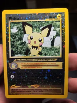 MINT Pichu Reverse Holo WOTC Black Star Promo #35 Vintage 2001 Pokemon Card TCG - Image 1