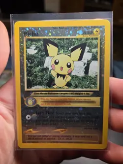 MINT Pichu Reverse Holo WOTC Black Star Promo #35 Vintage 2001 Pokemon Card TCG - Image 5