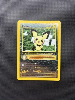 Pokemon Card Black Star Promo Pichu 35 Reverse Holo WOTC - Image 1