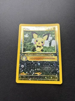 Pokemon Card Black Star Promo Pichu 35 Reverse Holo WOTC - Image 2