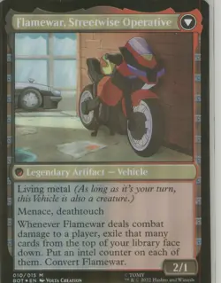 Flamewar Brash Veteran 010/015 Foil NM Transformers MTG - Image 2