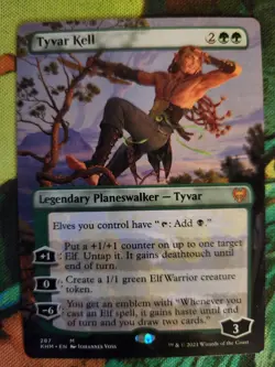 Tyvar Kell NM BORDERLESS Kaldheim MTG FREE SHIPPING - Image 1