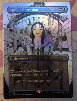 MTG Psychic Corrosion (1669/3004) Secret Lair Drop Series NM FOIL- Rainbow - Image 1