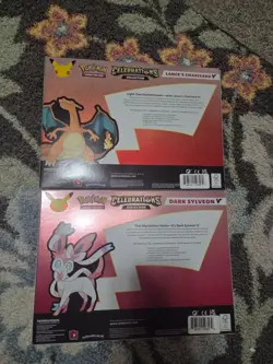 Pokemon TCG: Celebrations Collection Box [Dark Sylveon V or Lance's Charizard V 820650809392 - Image 2