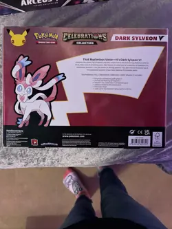 Pokemon TCG: Celebrations Collection Box [Dark Sylveon V or Lance's Charizard V 820650809392 - Image 2
