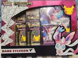 Pokemon TCG: Celebrations Collection Box [Dark Sylveon V or Lance's Charizard V 820650809392 - Image 1