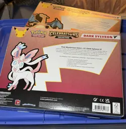Pokemon TCG: Celebrations Collection Box [Dark Sylveon V or Lance's Charizard V 820650809392 - Image 5