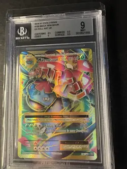 2016 Pokemon Xy Evolutions M Venusaur EX #100 Fa Evolutions PSA 9 BGS 9 - Image 2