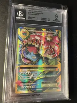 2016 Pokemon Xy Evolutions M Venusaur EX #100 Fa Evolutions PSA 9 BGS 9 - Image 3