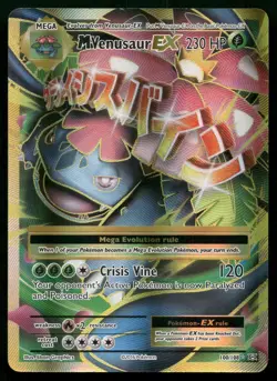 M Venusaur EX 100/108 XY Evolutions Mega Full Art Ultra Rare POKEMON - Image 1