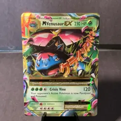 Pokemon TCG M Venusaur EX 2/108 XY Evolutions Ultra Rare Full Art Holo MP - Image 1