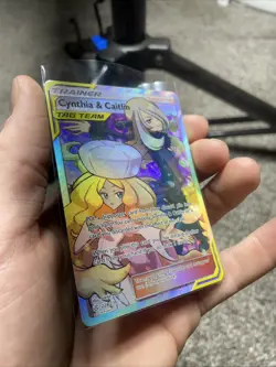 Cynthia & Caitlin Tag Team #228 Pokemon Cosmic Eclipse NM - Image 4