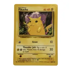 Pikachu 58/102 1999 Pokemon TCG Base Set (Yellow Cheeks) - Image 1