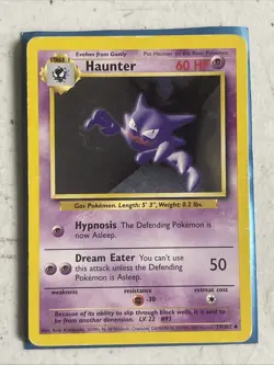 4TH PRINT Pokemon - 4th Print Haunter 29/102 - Base Set - 1999-2000 Hp - Image 1
