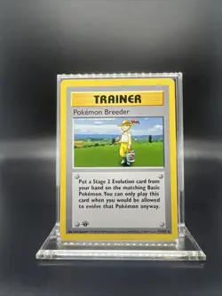 Pokemon Breeder Shadowless 1st Edition 076/102 Base Set Rare - MOD PLAY - Image 1