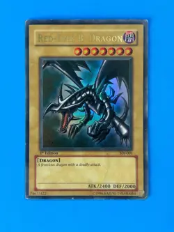 Yu-Gi-Oh! Red Eyes B. Dragon SDJ-001 1st Edition Ultra Rare - Image 1