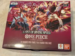 One Piece OP-11 A Fist of Divine Speed English Booster Box. - Image 1