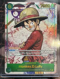 Monkey D. Luffy OP13-118 SEC Alt Art - One Piece Carrying On His Will English - Image 1