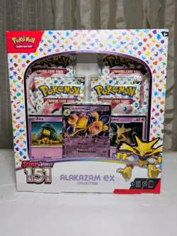 Pokemon 151 Scarlet & Violet Alakazam ex Collection Box TCG Sealed-Lot of 2 - Image 1