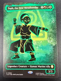 Toph, the First Metalbender (Borderless) (Neon Ink Foil) Avatar: The Last... - Image 1