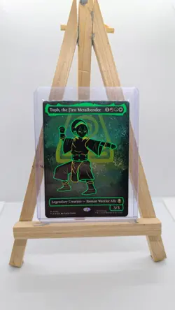 Toph, the First Metalbender (Borderless) (Neon Ink Foil) Avatar: the Last air.. - Image 1
