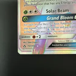 Leafeon GX (Secret Rare) 157/156 Sm-Ultra Prism Holo NM/M - Image 5