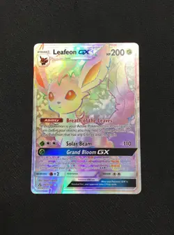 Leafeon GX (Secret Rare) 157/156 Sm-Ultra Prism Holo NM/M - Image 1