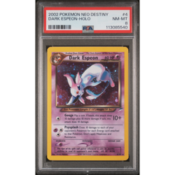 PSA 8 2002 Neo Destiny Dark Espeon 4/105 HOLO Pokemon Card - Image 1