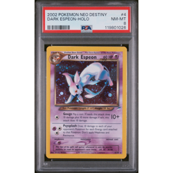 PSA 8 2002 Neo Destiny Dark Espeon 4/105 HOLO Pokemon Card - Image 1