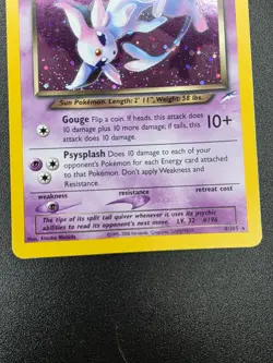 SWIRL Dark Espeon 4/105 Holo Rare Neo Destiny Pokemon Card LP Wotc - Image 3