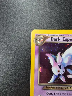 SWIRL Dark Espeon 4/105 Holo Rare Neo Destiny Pokemon Card LP Wotc - Image 4
