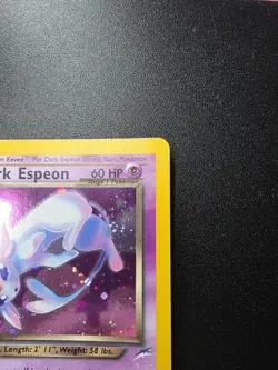 SWIRL Dark Espeon 4/105 Holo Rare Neo Destiny Pokemon Card LP Wotc - Image 5