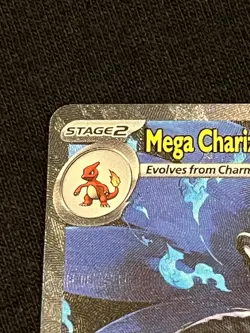 Pokemon Mega Charizard X EX SAR 125/094 Phantasmal Flames English PSA 10 Ready! - Image 3