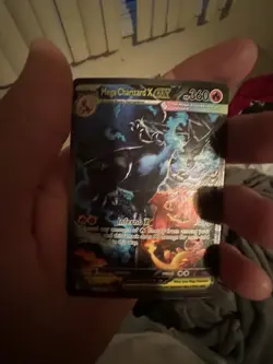 Mega Charizard x EX SAR 125/094 Phantasmal Flames English Pokemon Card - Image 1