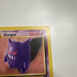 Pokemon TCG Gengar Fossil Card 20/62 First Edition Non Holo - Image 4
