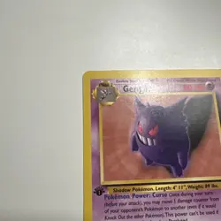 Pokemon TCG Gengar Fossil Card 20/62 First Edition Non Holo - Image 5