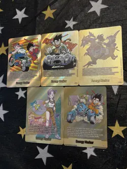 Dragon Ball Super Card Game Gold Energy Markers E-70* To E-74* - Image 4