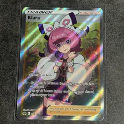 Klara Full Art Trainer Ultra Rare Chilling Reign 194/198, NM Pokemon Card - Image 1