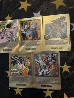 Dragon Ball Super Card Game Gold Alt Energy Markers E-80* To E-84* - Image 2