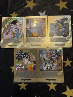 Dragon Ball Super Card Game Gold Alt Energy Markers E-80* To E-84* - Image 3