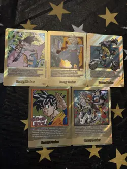 Dragon Ball Super Card Game Gold Alt Energy Markers E-80* To E-84* - Image 4