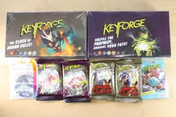 KeyForge: Prophetic Visions Sealed Archon + Crucible Clash Foil Card pack + More - Image 1
