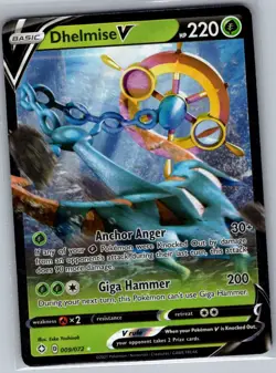 Dhelmise V 009/202 SWSH01: Sword & Shield Base Set - Pokemon Card - NM - Image 1
