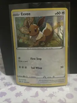 Eevee - Battle Styles Blister SWSH095 Black Star Promo Cosmos Pokemon Card NM - Image 1
