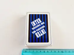 CARTE DA GIOCO MODIANO INTER SQUADRA MIA POKER ORIGINAL VINTAGE PLAYING CARD NEW - Image 1