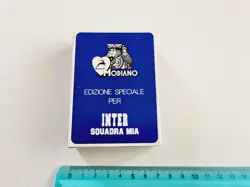 CARTE DA GIOCO MODIANO INTER SQUADRA MIA POKER ORIGINAL VINTAGE PLAYING CARD NEW - Image 2