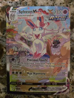 Pokemon TCG Sylveon VMAX Alternative Art Secret Evolving Skies Card 212/203 - Image 1